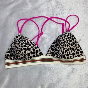 Victoria’s Secret cheetah print bralette